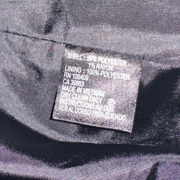 Tahari Arthur Levine Stripe Casual Black Blazer Jacket Career Women's Sz 4 Petit - Picture 7 of 9